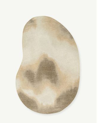 Novatrend Alfombra moderna tejida plana Beige 175x230 cm