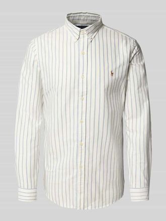 Polo Ralph Lauren Slim Fit Freizeithemd mit Button-Down-Kragen in Hellblau, Gr&ouml;&szlig;e XXL