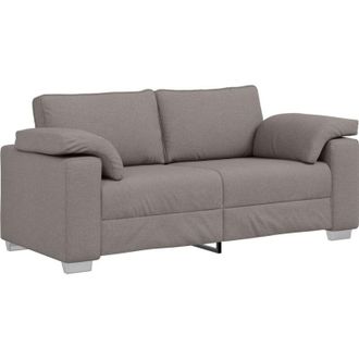 vidaXL Sof&aacute; Con Coj&iacute;n Taup&eacute; 180 X 77 X 82 Cm Tela Vidaxl