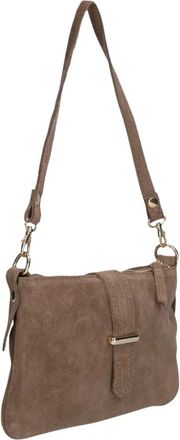 Notre-V Burnley Suede - Dames - Tassen - Beige - Maat: ONE Size Su&egrave;de