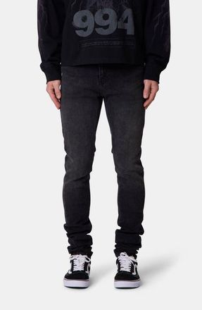 mnml Skinny Jeans in Western Black at Nordstrom, Size 38
