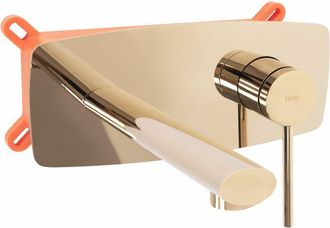 Rea Grifo Empotrado Oculto Rea Oval Oro + Box