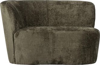 De Eekhoorn Design Sessel Stone mit Rundung links, Gr&uuml;n