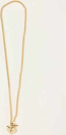 Fat Face FatFace Gold Tone Heart Necklace
