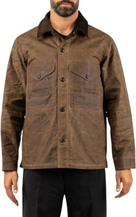 Manifattura Ceccarelli Work Jacket W7087-Wx - - Jackets - Uomo - Marrone - S