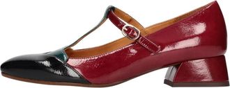 Chie Mihara Herencia leren pumps - Dames - Pumps - Rood - 38 1/2 EU - Leer - Schoenen