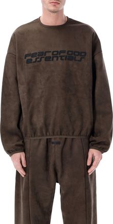 Fear of God Modern Oversized Suede Effect Sweatshirt