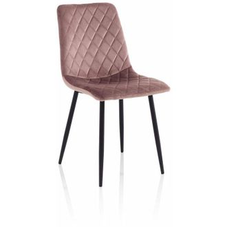 Les Tendances Set 4 Sedie VALDINA rosa cipria