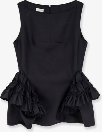 Dries Van Noten Top Casey in lana e seta - DRIES VAN NOTEN - gender_Woman