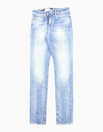 HUGO BOSS Mens Hugo Boss Delaware 3-1 Slim Fit Mid Stonewash Jeans Blue - Size: 31/34