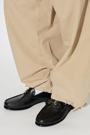Ferragamo Avril Loafers Shoes, Mens, Black