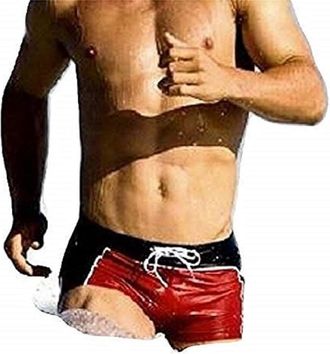 Generic Mens Swim Trunks Swimming Shorts - Endurance - Aquashort - Pool - Drawstring Tie Waist - Quick Dry - Lined - Chlorine Resistant - Fitted - Slim (UK, A