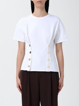 Elisabetta Franchi T-shirts a cortesso in misto cotone Elisabetta Franchi