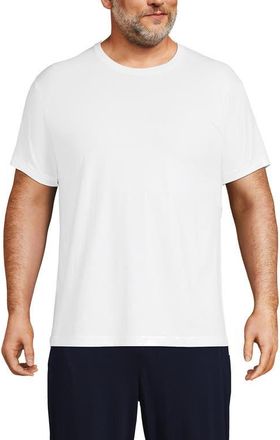 Lands End Crewneck Undershirt 3 Pack in White at Nordstrom, Size Xx-Large