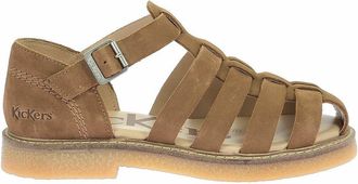 Kickers Leren vissersandalen Kick Lergo
