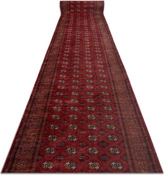 RugsX Alfombra De Pasillo Con Refuerzo De Goma Lotus Buchara 30250 Cl&aacute;sico Rojo Lavable 60cm Red 60x770 Cm