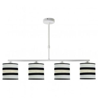 Fabrilamp Lampara Lineal Blanca/beis Modelo Karla 4xe14 - Fabrilamp