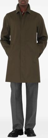 Burberry Cappotto monopetto - Verde