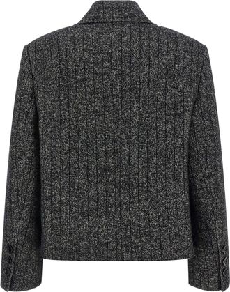 Dolce & Gabbana Womens Bicolor Elastane Blazer Clothing