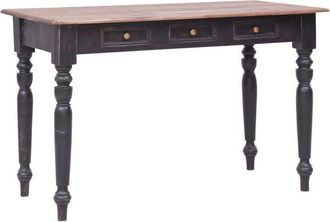 vidaXL Furniture Limited - Escritorio Con 3 Cajones Madera Maciza De