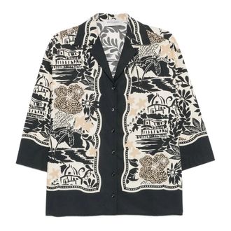 Ermanno Scervino Mfb61 Mandorla Camicia - female - Ermanno Scervino - Shirts - Multicolor - M - Blouses & Shirts