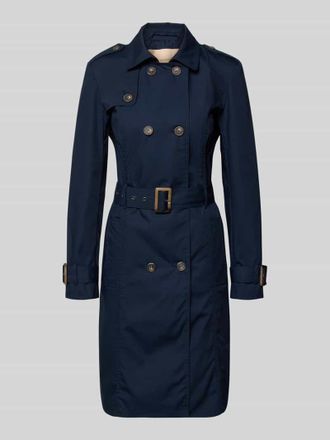 Soyaconcept Regular Fit Mantel mit Umlegekragen Modell Lora in Marine, Gr&ouml;&szlig;e XXL