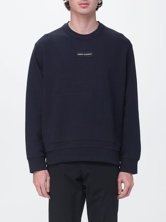 A|X Armani Exchange Felpa a girocollo con logo in misto cotone Armani Exchange