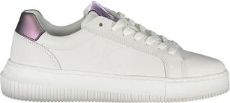 Calvin Klein Bianco Leather Women Womens Sneaker