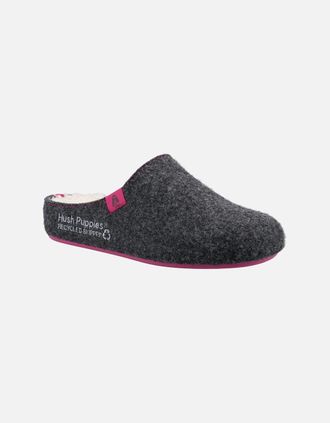 Hush Puppies Womens The Good Slipper Womens Slippers - Grey - Size: 3