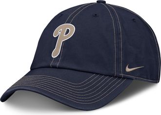 Nike Philadelphia Phillies Club Nike Mens MLB Adjustable Hat in Blue | NB0141SPP-L9H