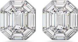 Swarovski Lucent Clip Earrings Aluminium Crystal