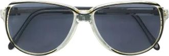 Saint Laurent Pre-owned Acetate sunglasses - Dames - Vintage Accessoires - Zwart - ONE Size - Vintage