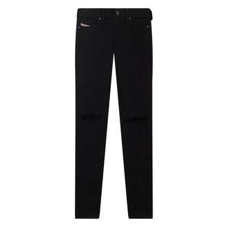Diesel Straight Jeans, female, Black, Size: W27 Skinny black jeans with a casual and versatile design