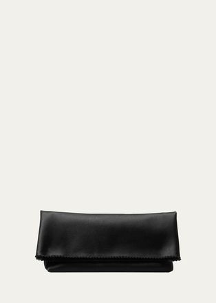 Michael Kors Isabella Satin Foldover Clutch