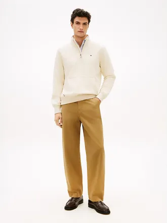 Tommy Hilfiger Mens Garment-Dyed Regular Fit Carpenter Pant - Camel - 30W x 28L