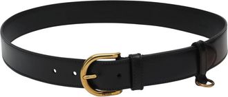 Prada Accessoires, Dames, Zwart, 75 CM, Zwarte riem met Cintura