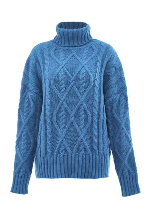Mymo Trui met coltrui Dames turkoois