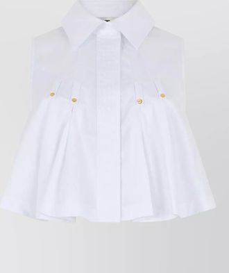 Elisabetta Franchi cotton sleeveless shirt