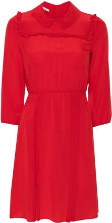 Miu Miu Abito con ruches anni 2000 - Rosso