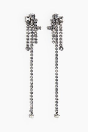 H&M Ohrh&auml;nger mit Strass - Silber