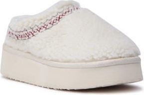 Azalea Wang Damari Faux Shearling Slipper in Cream at Nordstrom Rack, Size 10