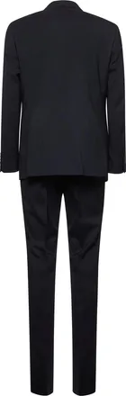 Tagliatore Mens Suit Single-Breasted Virgin Wool Midnight Blue Suits