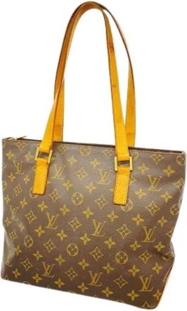 Louis Vuitton Pre-owned Tote Bags, female, Brown, Size: ONE SIZE Pre-owned Cabas Piano Tote Bag