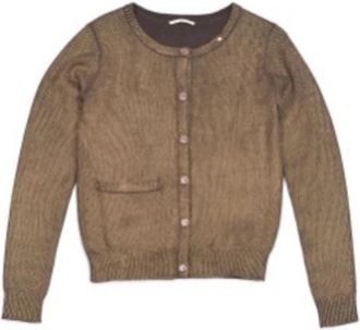 Gas Wool Blend Cardigan - Dames - Vesten - Bruin - XS - Wol - Truien & Vesten