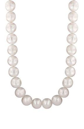 Effy 925 Sterling Silver Freshwater 10mm Pearl Necklace in White at Nordstrom Rack