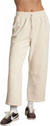 perfectwhitetee Fallon Barrel Sweatpant In Sugar