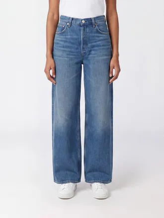 A Gold E Jeans baggy Rounded Baggy a vita media in denim di lyocell