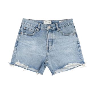 Frame Denim Denim Shorts, female, Blue, Size: W26 The Everyday Short Swindle