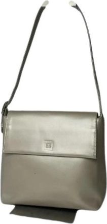 Givenchy Pre-owned Shoulder Bag - Dames - Vintage Schoudertas - Grijs - ONE Size - Leer - Vintage