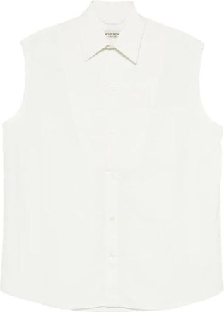 Rold Skov Sparato Shirt - Heren - Casual Overhemden - Wit - XS - Linnen - Overhemden